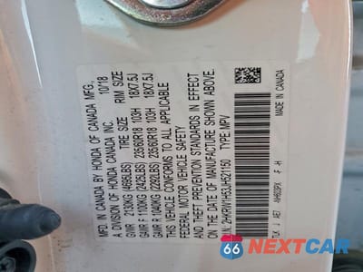 Zdjęcie 14 z 14 samochodu: 2018 HONDA CR-V EX VIN:2HKRW1H53JH521150 - miniatura