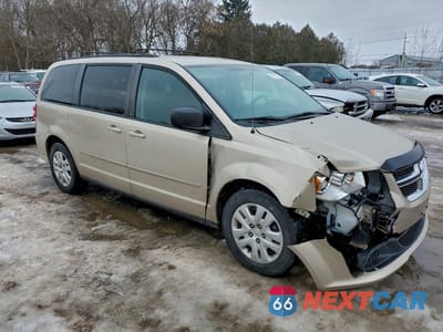 Czwarte zdjęcie samochodu z boku: 2014 DODGE GRAND CARAVAN SE VIN:2C4RDGBG1ER335408 - miniatura