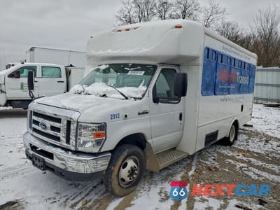 Drugie zdjęcie samochodu z przodu: 2019 FORD ECONOLINE E350 SUPER DUTY CUTAWAY VAN VIN:1FDEE3FS9KDC71664 - miniatura