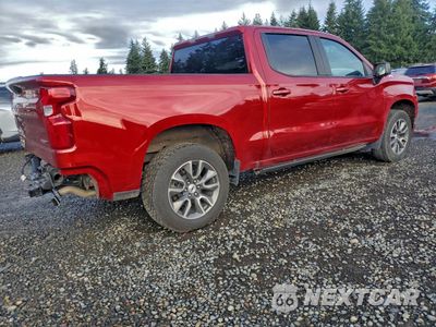 Trzecie zdjęcie samochodu z tyłu: 2021 CHEVROLET SILVERADO K1500 RST VIN:3GCUYEED1MG473295 - miniatura