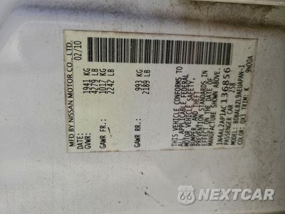 Zdjęcie 12 z 14 samochodu: 2010 NISSAN ALTIMA BASE VIN:1N4AL2AP1AC136856 - miniatura