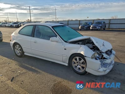 Czwarte zdjęcie samochodu z boku: 1996 HONDA CIVIC DX VIN:2HGEJ6345TH111035 - miniatura