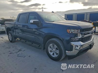 Czwarte zdjęcie samochodu z boku: 2021 CHEVROLET SILVERADO C1500 LT VIN:3GCPWCEK9MG213006 - miniatura
