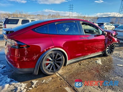 Trzecie zdjęcie samochodu z tyłu: 2024 TESLA MODEL X VIN:7SAXCBE69RF449502 - miniatura