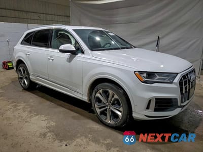 Czwarte zdjęcie samochodu z boku: 2020 AUDI Q7 PREMIUM PLUS VIN:WA1LXAF78LD008034 - miniatura