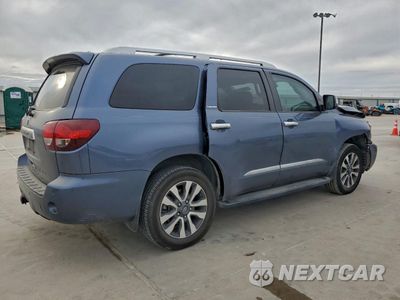 Trzecie zdjęcie samochodu z tyłu: 2019 TOYOTA SEQUOIA LIMITED VIN:5TDKY5G18KS072285 - miniatura