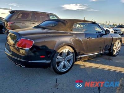 Trzecie zdjęcie samochodu z tyłu: 2013 BENTLEY CONTINENTAL GTC V8 VIN:SCBGT3ZA1DC083108 - miniatura