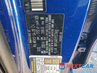Zdjęcie 12 z 12 samochodu: 2023 KIA FORTE LX VIN:3KPF24AD1PE579692 - miniatura