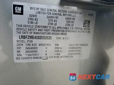 Zdjęcie 13 z 15 samochodu: 2025 BUICK ENVISION AVENIR VIN:LRBFZME49SD092626 - miniatura