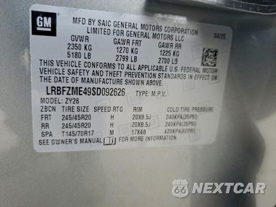 Zdjęcie 13 z 15 samochodu: 2025 BUICK ENVISION AVENIR VIN:LRBFZME49SD092626 - miniatura