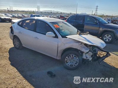 Czwarte zdjęcie samochodu z boku: 2010 HYUNDAI ELANTRA BLUE VIN:KMHDU4AD1AU941042 - miniatura