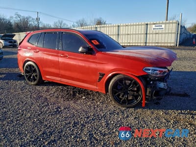 Czwarte zdjęcie samochodu z boku: 2021 BMW X3 M COMPETITION VIN:5YMTS0C02M9F29612 - miniatura