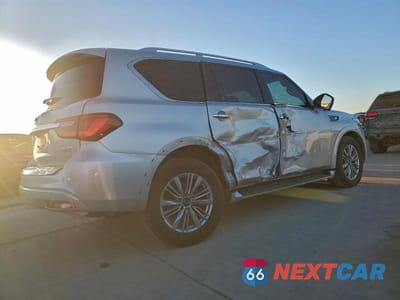 Trzecie zdjęcie samochodu z tyłu: 2019 INFINITI QX80 LUXE VIN:JN8AZ2NF7K9686561 - miniatura