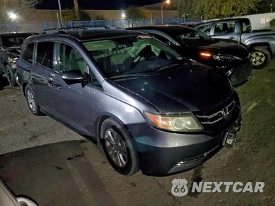 Czwarte zdjęcie samochodu z boku: 2016 HONDA ODYSSEY EXL VIN:5FNRL5H65GB016694 - miniatura