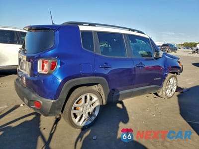 Trzecie zdjęcie samochodu z tyłu: 2021 JEEP RENEGADE LATITUDE VIN:ZACNJCBB7MPM43262 - miniatura