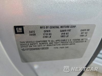 Zdjęcie 12 z 12 samochodu: 2009 CHEVROLET CORVETTE VIN:1G1YY26W895108328 - miniatura
