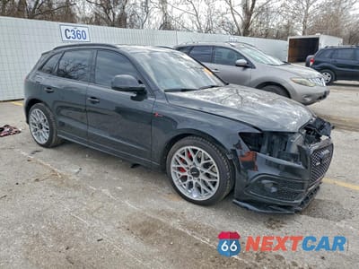 Czwarte zdjęcie samochodu z boku: 2017 AUDI SQ5 PRESTIGE VIN:WA1VCAFP0HA050212 - miniatura