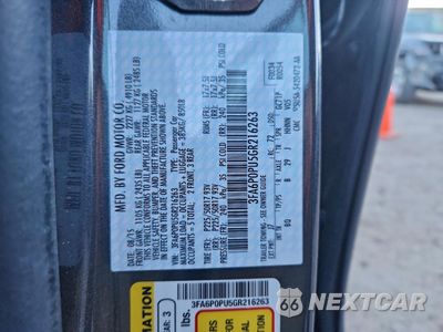 Zdjęcie 12 z 12 samochodu: 2016 FORD FUSION SE PHEV VIN:3FA6P0PU5GR216263 - miniatura