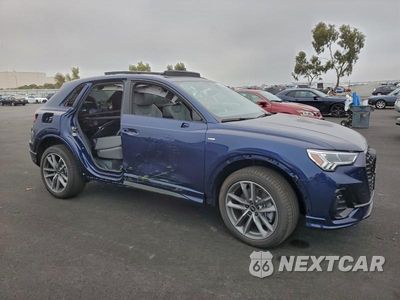 Czwarte zdjęcie samochodu z boku: 2025 AUDI Q3 PREMIUM S LINE 45 VIN:WA1DECF35S1087858 - miniatura