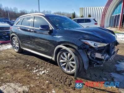 Czwarte zdjęcie samochodu z boku: 2021 INFINITI QX50 LUXE VIN:3PCAJ5BB6MF108885 - miniatura
