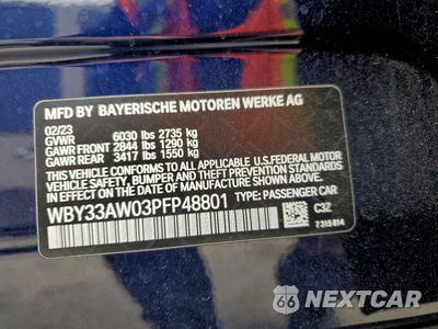 Zdjęcie 12 z 12 samochodu: 2023 BMW I4 M50 VIN:WBY33AW03PFP48801 - miniatura