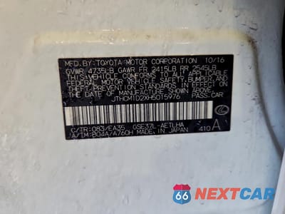 Zdjęcie 12 z 13 samochodu: 2017 LEXUS IS 300 BASE VIN:JTHCM1D2XH5015976 - miniatura