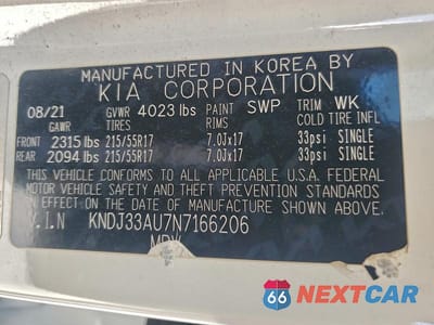 Zdjęcie 12 z 12 samochodu: 2022 KIA SOUL EX VIN:KNDJ33AU7N7166206 - miniatura