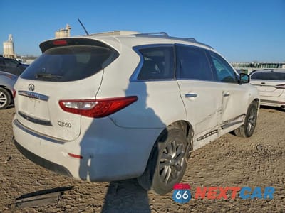 Trzecie zdjęcie samochodu z tyłu: 2014 INFINITY QX60 BASE VIN:5N1AL0MM6EC542083 - miniatura