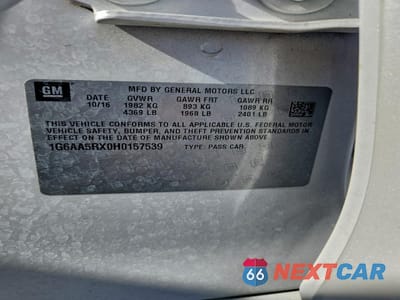 Zdjęcie 13 z 13 samochodu: 2017 CADILLAC ATS VIN:1G6AA5RX0H0157539 - miniatura