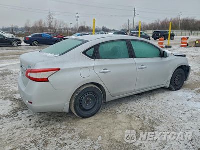 Trzecie zdjęcie samochodu z tyłu: 2014 NISSAN SENTRA S VIN:3N1AB7AP8EY238293 - miniatura