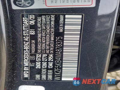 Zdjęcie 12 z 14 samochodu: 2021 MERCEDES-BENZ E 450 4MATIC VIN:W1KZF5KB4MA878375 - miniatura