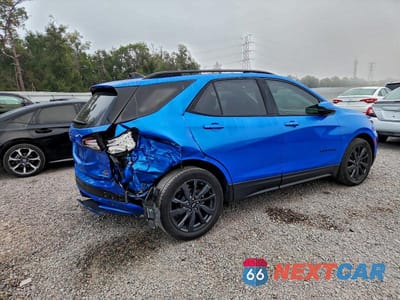 Trzecie zdjęcie samochodu z tyłu: 2024 CHEVROLET EQUINOX RS VIN:3GNAXMEG9RS139084 - miniatura