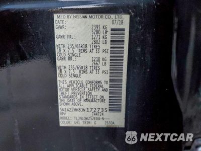 Zdjęcie 14 z 16 samochodu: 2018 NISSAN MURANO S VIN:5N1AZ2MH8JN172735 - miniatura