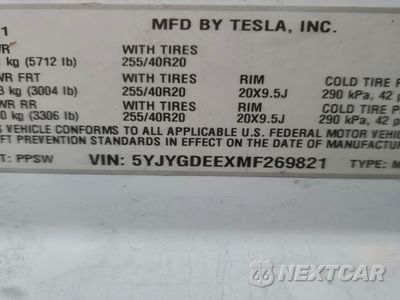 Zdjęcie 12 z 12 samochodu: 2021 TESLA MODEL Y VIN:5YJYGDEEXMF269821 - miniatura