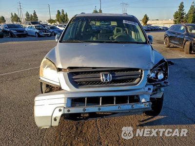 Piąte zdjęcie samochodu w środku: 2003 HONDA PILOT EXL VIN:2HKYF18513H596962 - miniatura