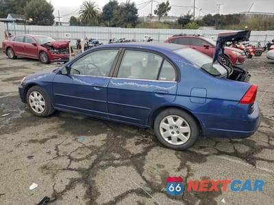 Drugie zdjęcie samochodu z przodu: 2001 HONDA CIVIC EX VIN:2HGES26761H604330 - miniatura