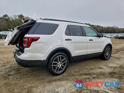 Trzecie zdjęcie samochodu z tyłu: 2018 FORD EXPLORER SPORT VIN:1FM5K8GT5JGA75926 - miniatura