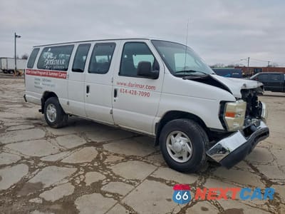 Czwarte zdjęcie samochodu z boku: 2008 FORD ECONOLINE E350 SUPER DUTY WAGON VIN:1FBSS31L48DA95104 - miniatura