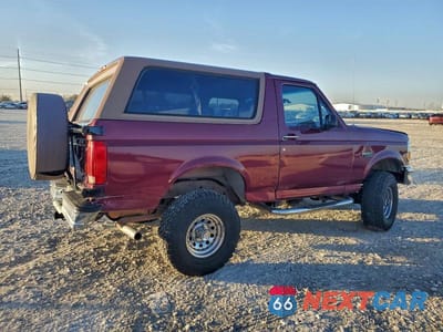 Trzecie zdjęcie samochodu z tyłu: 1996 FORD BRONCO U100 VIN:1FMEU15N1TLB55319 - miniatura