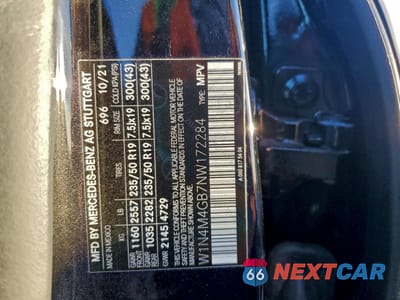 Zdjęcie 13 z 14 samochodu: 2022 MERCEDES-BENZ GLB 250 VIN:W1N4M4GB7NW172284 - miniatura