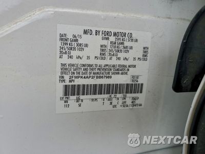Zdjęcie 12 z 12 samochodu: 2015 FORD EDGE SPORT VIN:2FMPK4AP2FBB67989 - miniatura