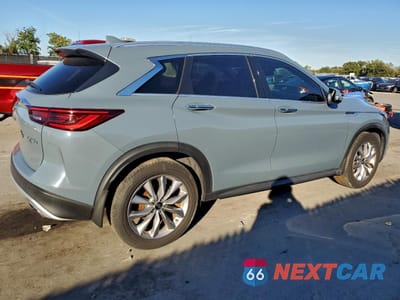 Trzecie zdjęcie samochodu z tyłu: 2022 INFINITI QX50 ESSENTIAL VIN:3PCAJ5CA3NF109564 - miniatura