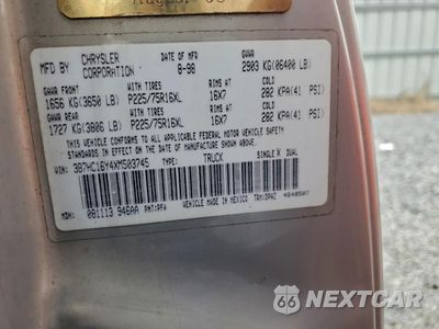 Zdjęcie 13 z 15 samochodu: 1999 DODGE RAM 1500 VIN:3B7HC16Y4XM503745 - miniatura