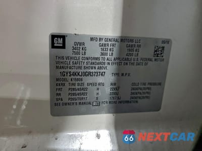 Zdjęcie 13 z 15 samochodu: 2016 CADILLAC ESCALADE ESV PLATINUM VIN:1GYS4KKJ0GR373747 - miniatura