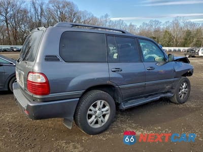 Trzecie zdjęcie samochodu z tyłu: 2004 LEXUS LX 470 VIN:JTJHT00W143543972 - miniatura