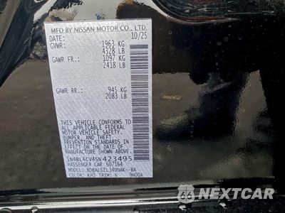 Zdjęcie 12 z 15 samochodu: 2025 NISSAN ALTIMA SR VIN:1N4BL4CV4SN423495 - miniatura