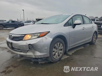 2012 HONDA CIVIC LX 19XFB2F53CE327247 - główne zdjęcie licytacji z USA - miniatura