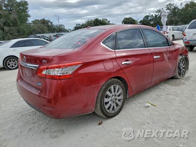 Trzecie zdjęcie samochodu z tyłu: 2013 NISSAN SENTRA S VIN:3N1AB7AP6DL676886 - miniatura