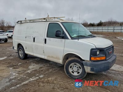 Czwarte zdjęcie samochodu z boku: 2013 GMC SAVANA G3500 DELIVERY VAN VIN:1GTZ7TBG3D1184008 - miniatura