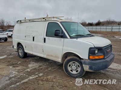 Czwarte zdjęcie samochodu z boku: 2013 GMC SAVANA G3500 DELIVERY VAN VIN:1GTZ7TBG3D1184008 - miniatura